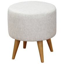Round Upholstered Ottoman